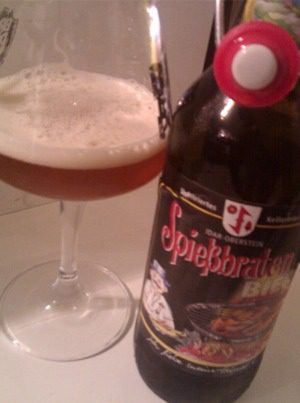 Spießbraten Bier