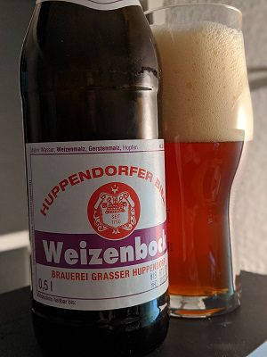 Brauerei Grasser Huppendorfer Bier Weizenbock