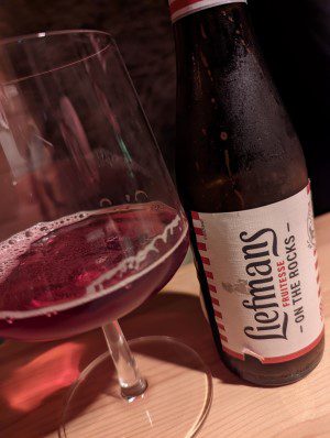 Liefmans Fruitesse on the rocks