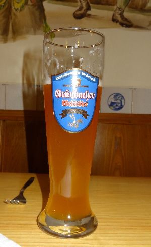 Grünbacher Weissbier alkoholfrei, Verkostung vom 12.11.2011