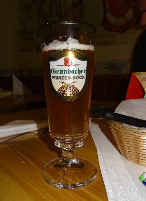 Grünbacher Prinzenbock, Verkostung vom 12.11.2011