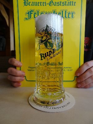 Rupp-Bräu Pilsener, Verkostung vom 28.12.2011