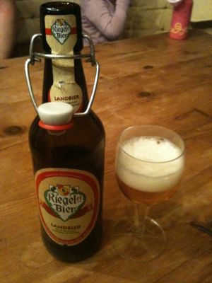 Riegeler Landbier, Verkostung vom 02.01.2012