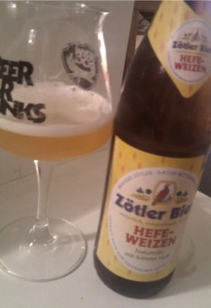 Zötler Bier Hefeweizen, Verkostung vom 18.01.2012