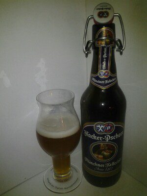 Hacker Pschorr Kellerbier, Verkostung vom 12.09.2012