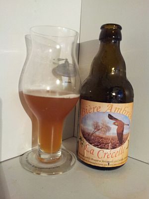 La Crecelle Bière Ambree, Verkostung vom 29.08.2012