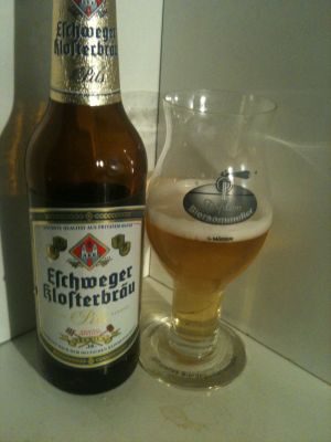 Eschweger Klosterbräu Pils, Verkostung vom 26.09.2012