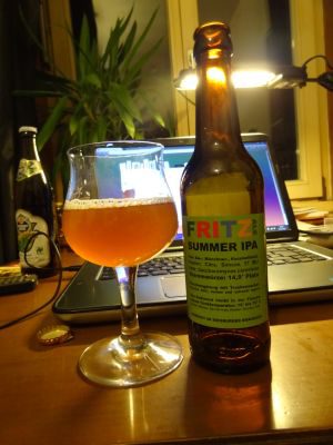 Fritz Ale Summer IPA, Verkostung vom 02.11.2012