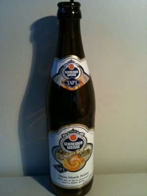 Schneider Weisse Tap 1, Meine blonde Weisse, Verkostung vom 30.11.2012