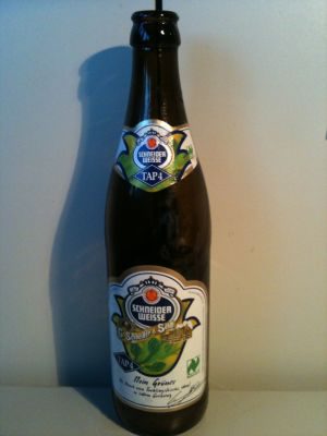 Schneider Weisse Tap 4 Mein Grünes, Verkostung vom 30.11.2012