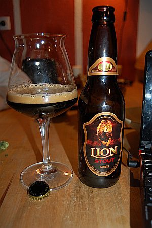 Lion Stout, Verkostung vom 17.02.2013