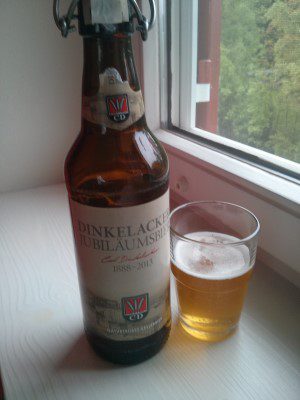 Dinkelacker Jubiläumsbier, Verkostung vom 22.05.2013