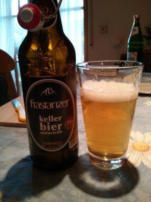 Frastanzer kellerbier bio, Verkostung vom 25.05.2013
