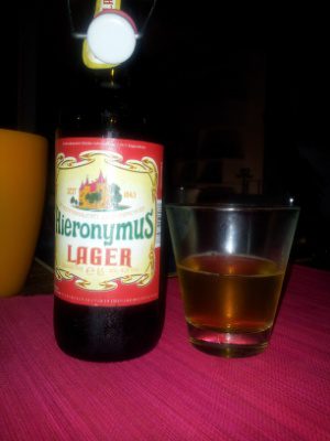 Hieronymus Lager, Verkostung vom 17.07.2013