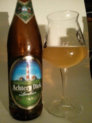 Achtern Diek Landbier Pils, Verkostung vom 26.02.2014