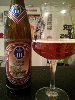 Hofbräu Maibock, Verkostung vom 01.04.2014