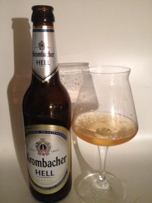 Krombacher Hell, Verkostung vom 23.04.2014