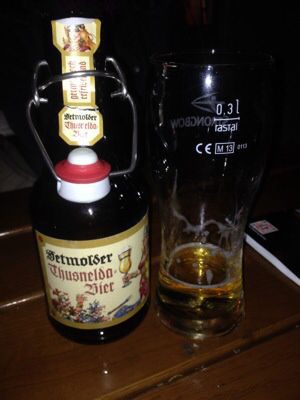 Detmolder Thusnelda Bier, Verkostung vom 26.04.2014