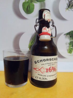 Schorschbräu Schorschbock 16%, Verkostung vom 07.05.2014