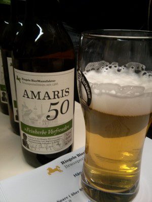 Riegele BierManufaktur Amaris 50, Verkostung vom 31.05.2014