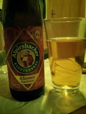 Alpirsbacher Kloster Starkbier, Verkostung vom 10.09.2014