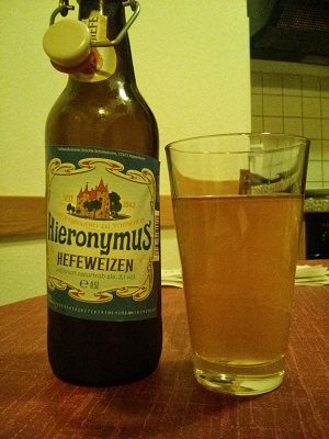 Schmieheim Hieronymus Hefeweizen, Verkostung vom 16.09.2014