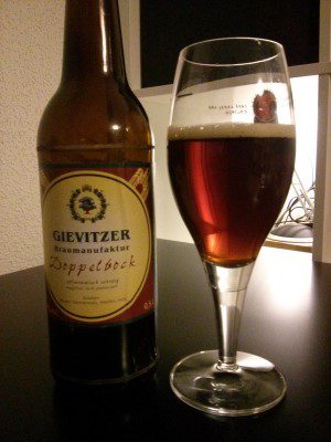Gievitzer Doppelbock, Verkostung vom 10.12.2014