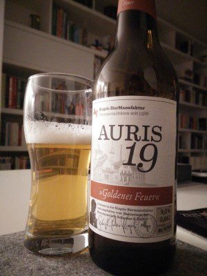 Riegele BierManufaktur Auris 19, Verkostung vom 16.06.2015