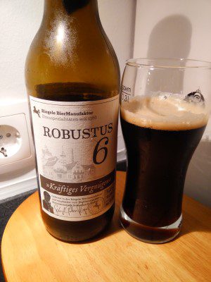 Riegele BierManufaktur Robustus 6, Verkostung vom 17.07.2015