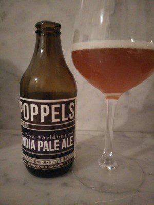 Poppels Nya Världens India Pale Ale, Verkostung vom 28.08.2015