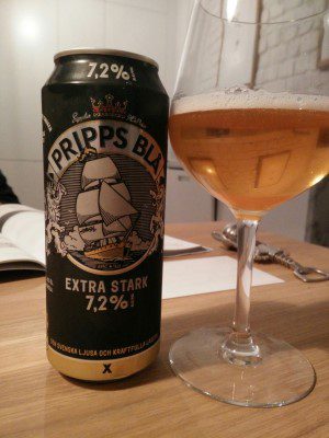 Pripps Blå Extra Stark, Verkostung vom 31.08.2015