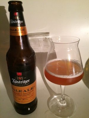 Köstritzer Pale Ale, Verkostung vom 26.08.2015