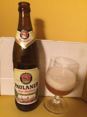 Paulaner Hefe-Weißbier naturtrüb, Verkostung vom 01.01.2016