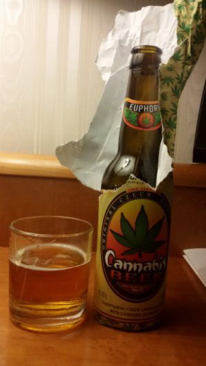 Euphoria Cannabis Beer, Verkostung vom 20.01.2016