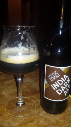 India Dark Ale, Verkostung vom 08.09.2016