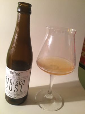 Welde Badisch Gose, Verkostung vom 19.10.2016