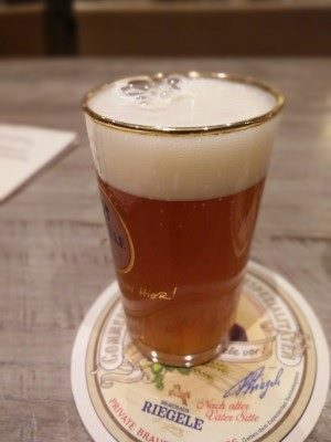Riegele Kellerbier, Verkostung vom 19.06.2016