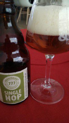 Brauprojekt 777 Single Hop Simcoe, Verkostung vom 25.06.2016