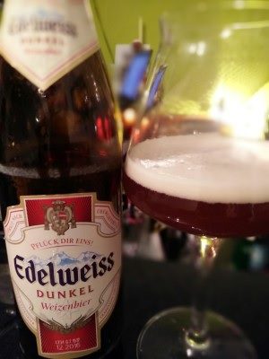 Edelweiss Dunkel Weißbier, Verkostung vom 13.01.2017
