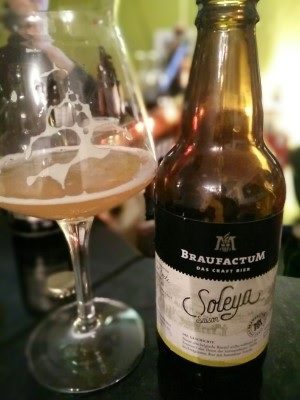 Braufactum Soleya, Verkostung vom 13.01.2017