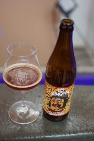 Kingpin Aficionado Peated Coffee and Tea Ale, Verkostung vom 11.02.2017