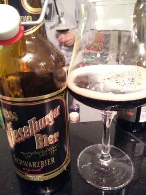Wieselburger Schwarzbier, Verkostung vom 08.03.2017