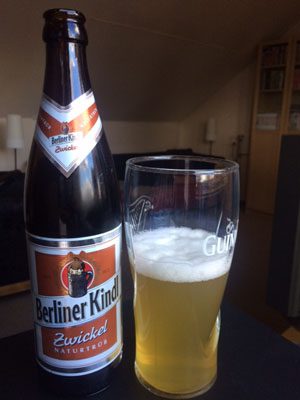 Berliner Kindl Zwickel Naturtrüb, Verkostung vom 18.03.2017