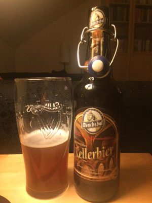 Mönchshof Kellerbier, Verkostung vom 18.03.2017