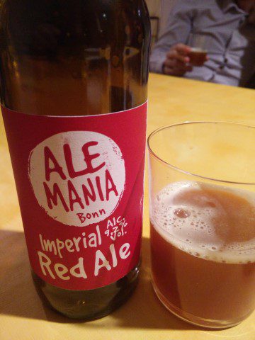 Ale Mania Imperial Red Ale, Verkostung vom 29.03.2017