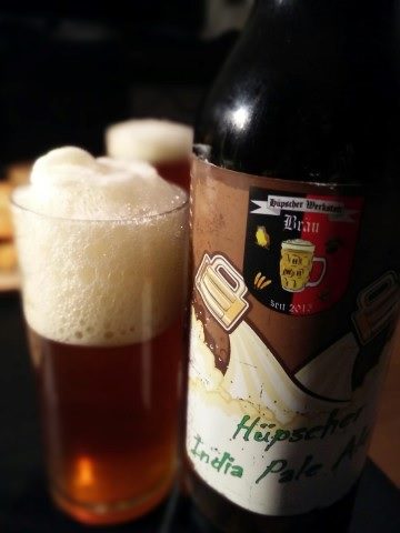 Hüpscher India Pale Ale, Verkostung vom 19.04.2017