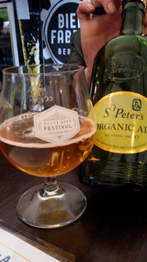St. Peters Organic Ale, Verkostung vom 28.04.2017