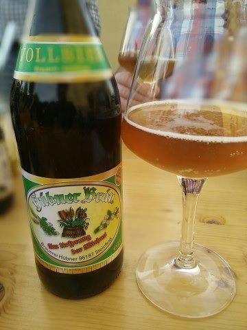 Hübner Bräu Vollbier, Verkostung vom 17.05.2017