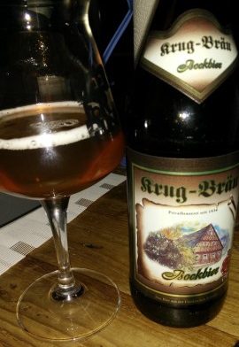 Krug-Bräu Bockbier, Verkostung vom 14.06.2017