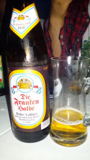 Die Franken Halbe Helles Vollbier, Verkostung vom 28.06.2017